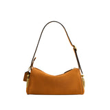 COACH Suede Turnlock Haversack 27 Shoulder Handbag