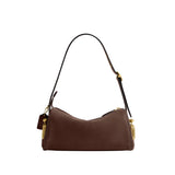 COACH Suede Turnlock Haversack 27 Shoulder Handbag