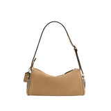 COACH Suede Turnlock Haversack 27 Shoulder Handbag