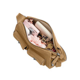 COACH Suede Turnlock Haversack 27 Shoulder Handbag
