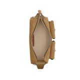 COACH Suede Turnlock Haversack 27 Shoulder Handbag