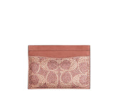 COACH Crystal Signature Jacquard Essential Card Case