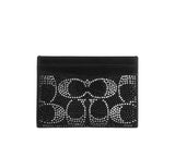 COACH Crystal Signature Jacquard Essential Card Case