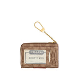 COACH Essential Key Zip Card Case