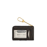 Coach Essential Key Zip Card Case Wallet