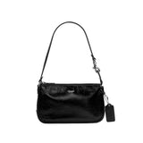 COACH Shiny Crinkle Leather Plaza 18 Shoulder Handbag