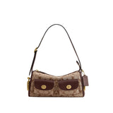 COACH Turnlock Haversack 27 Shoulder Handbag