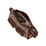 COACH Turnlock Haversack 27 Shoulder Handbag
