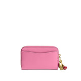 COACH Essential Small Zip Around Card Case Wallet With Charms