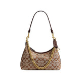 COACH Signature Jacquard Juliette 25 Shoulder Handbag