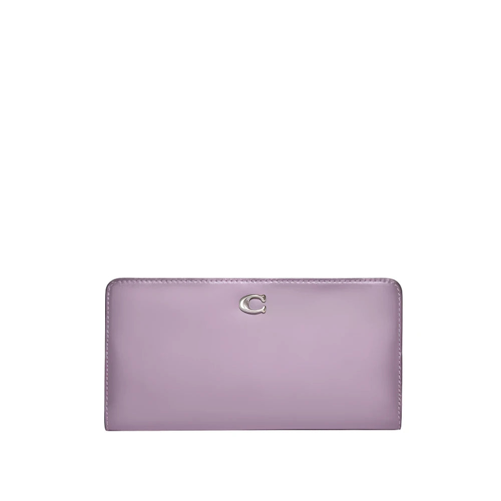 Coach skinny continental leather wallet sale