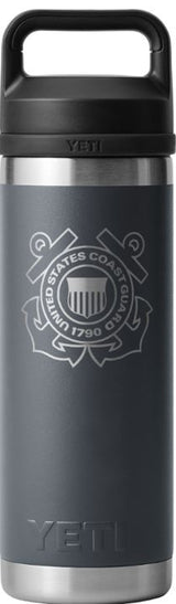 Coast Guard YETI Rambler Bottle - 18 oz.