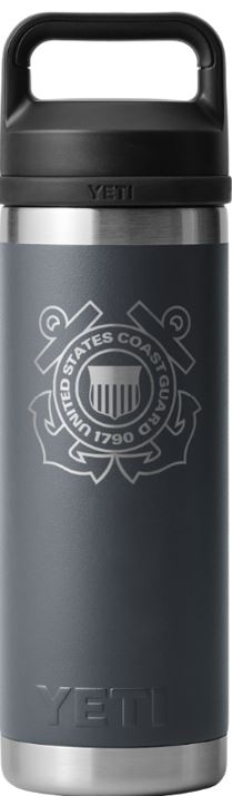 Coast Guard YETI Rambler Bottle - 18 oz.