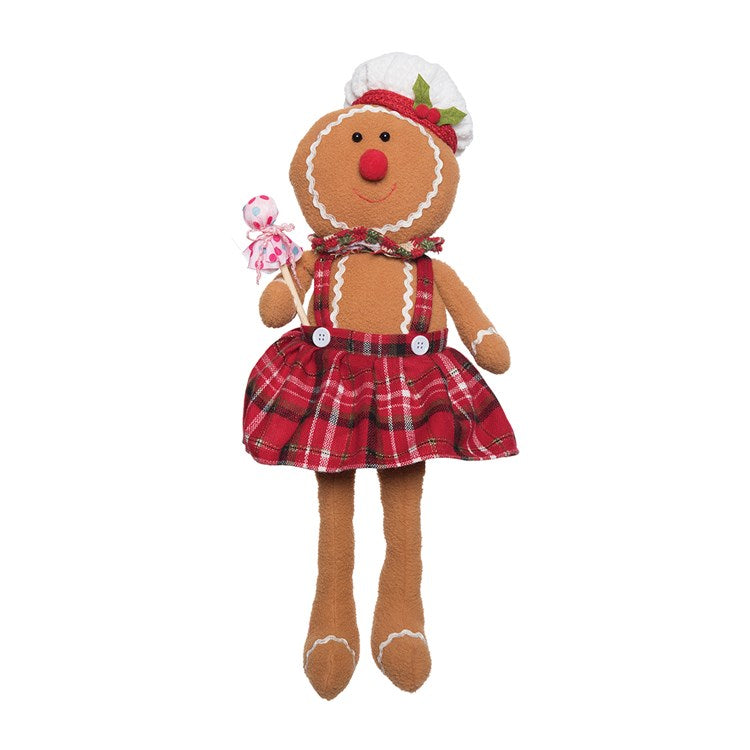 C&F Home Mrs. Gingerbread Doll Decor