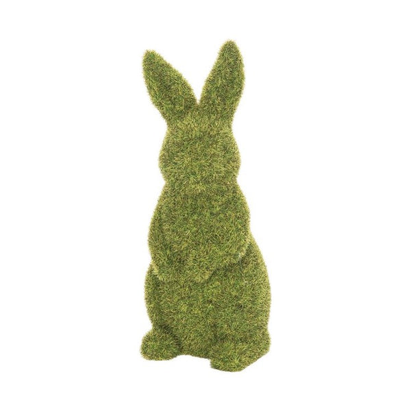 C&F Home Flocked Standing Bunny Fig Decor