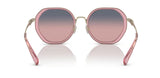 Coach Badge Round Geometric Sunglasses