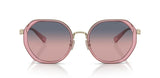 Coach Badge Round Geometric Sunglasses