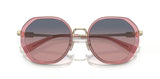 Coach Badge Round Geometric Sunglasses
