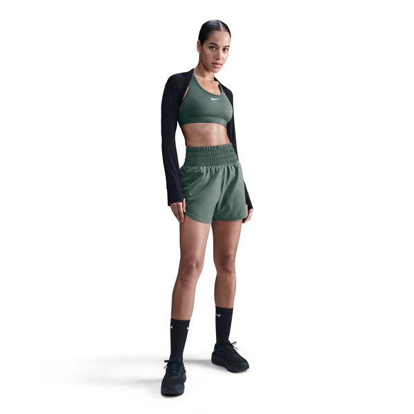 Nike Womens One Dri-FIT Mid-Rise 3" Brief-Lined Shorts