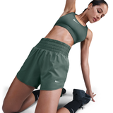 Nike Womens One Dri-FIT Mid-Rise 3" Brief-Lined Shorts