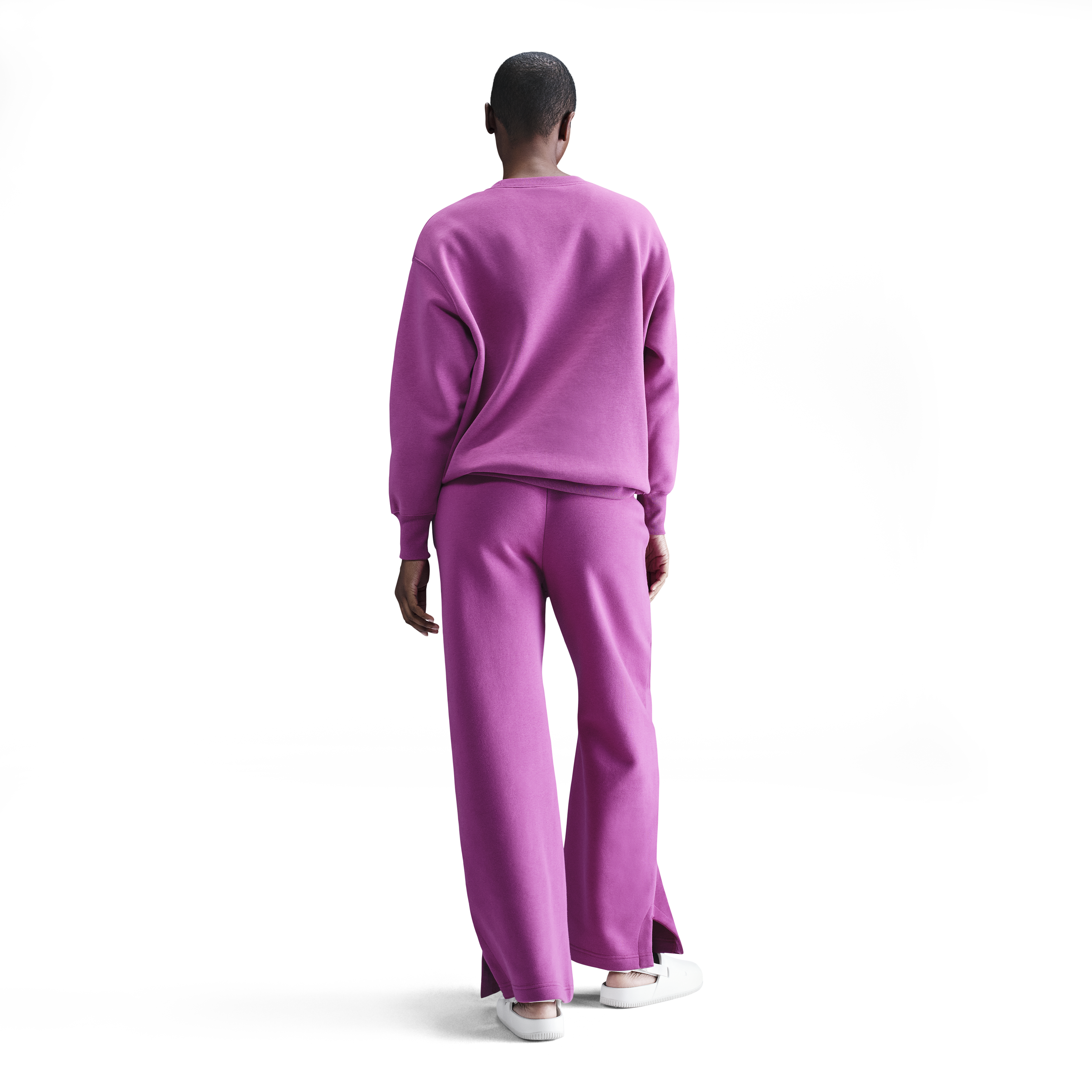 Nike Womens Sportswear Phoenix Fleece High-Waisted Wide-Leg Sweatpants