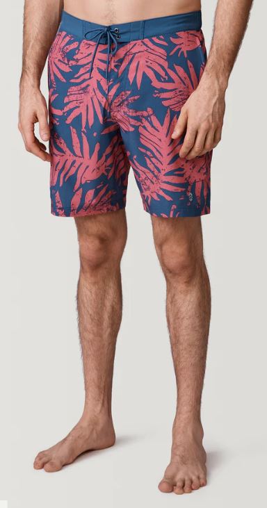 Free Country Mens Stretch Surf Swim Trunks