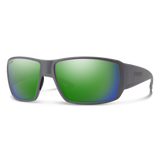 Smith Guide's Choice S Matte Cement Frame - ChromaPop Polarized Green Mirror Lens - Polarized Sunglasses