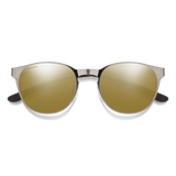 Smith Eastbank Brushed Gunmetal Frame - ChromaPop Polarized Bronze Mirror Lens - Polarized Sunglasses