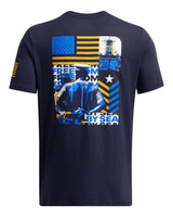 Under Armour Mens UA Freedom By Sea Short Sleeve T-Shirt