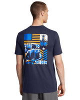 Under Armour Mens UA Freedom By Sea Short Sleeve T-Shirt