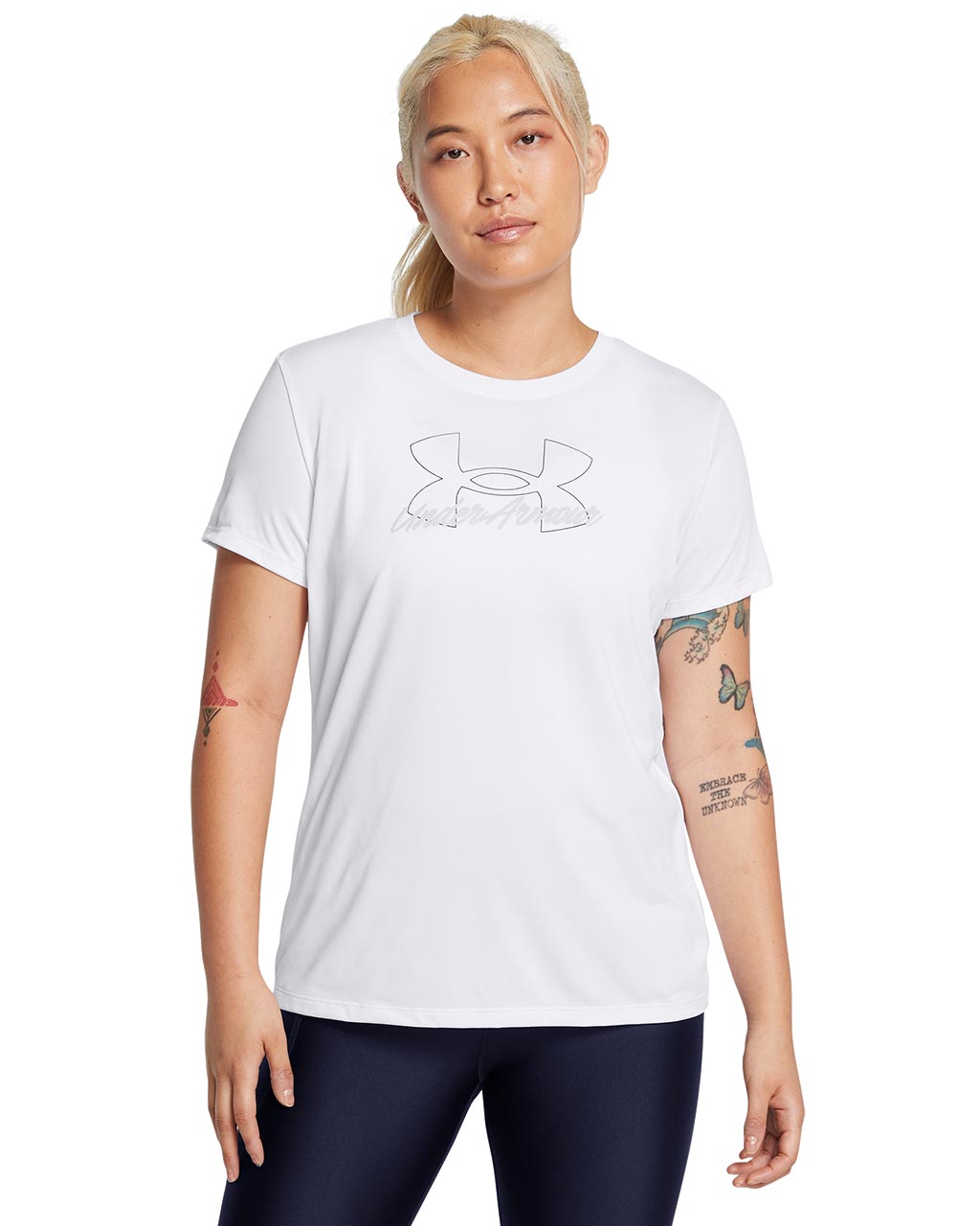 Under Armour Womens UA Tech Script Short Sleeve Shirt