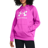 Under Armour Womens UA Rival Fleece Big Logo Pullover Hoodie