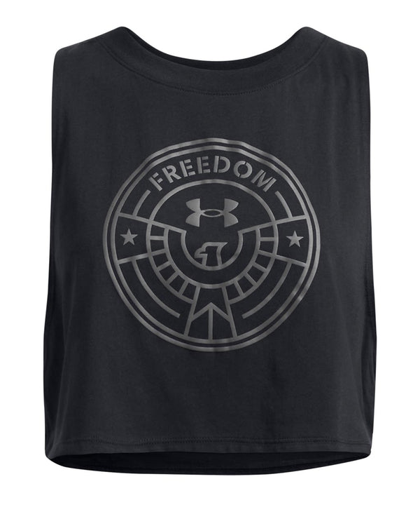 Under Armour Womens UA Freedom Cropped Tank Top