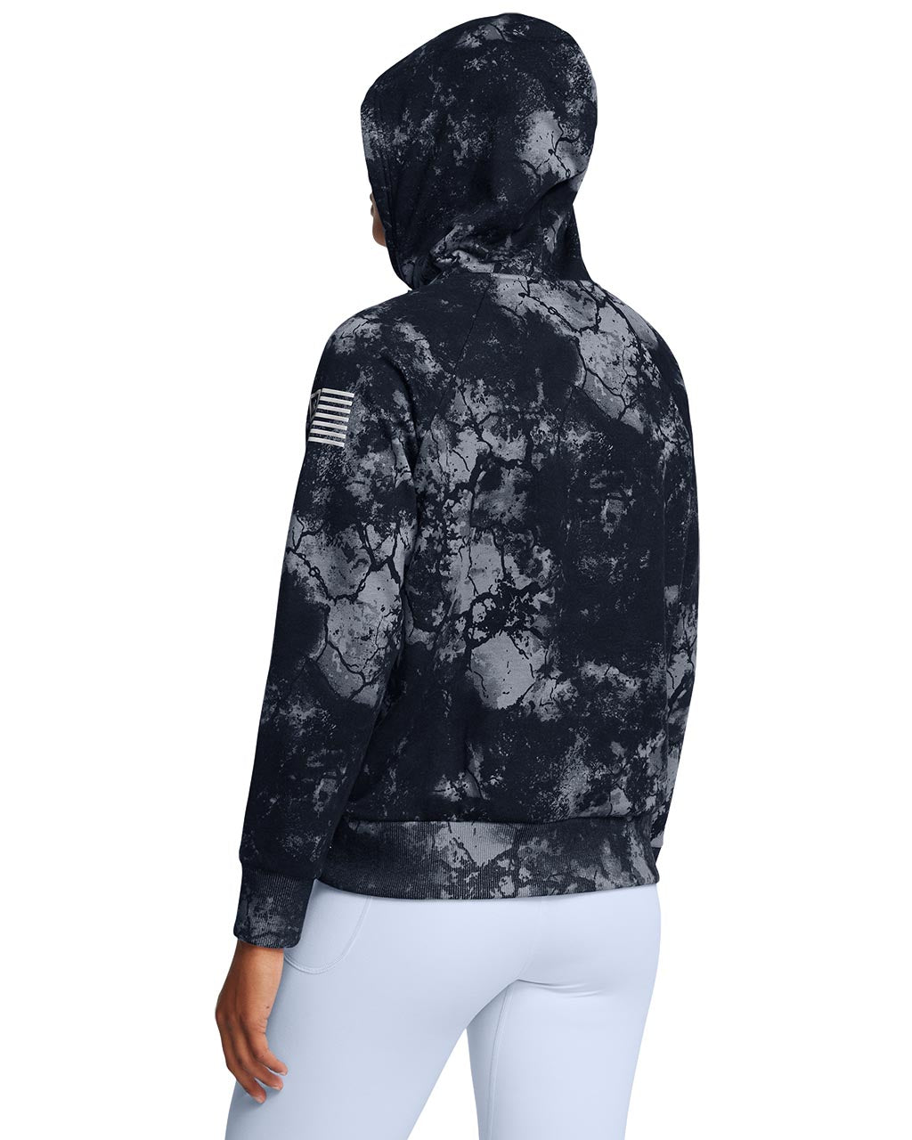 Under Armour Womens UA Rival Freedom Printed Pullover Hoodie