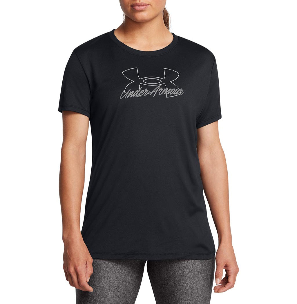 Under Armour Womens UA Tech Script Short Sleeve T-Shirt