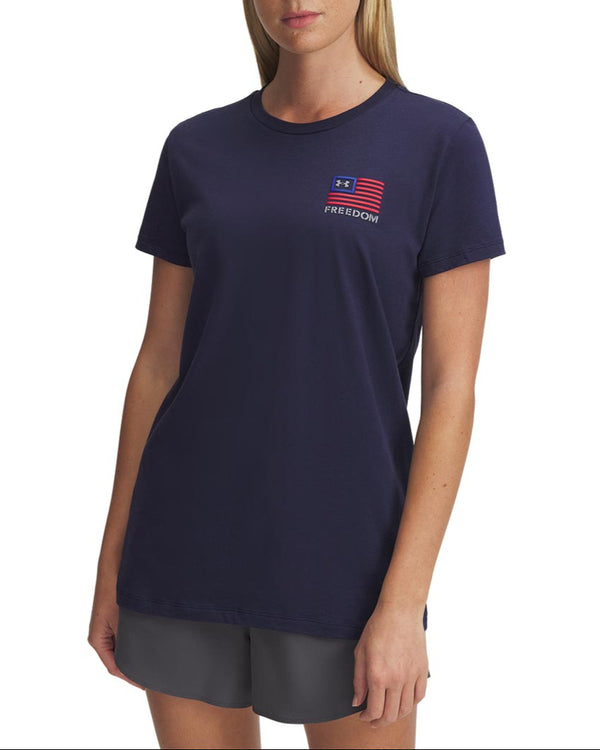 Under Armour Womens UA Freedom Left Chest Short Sleeve T-Shirt