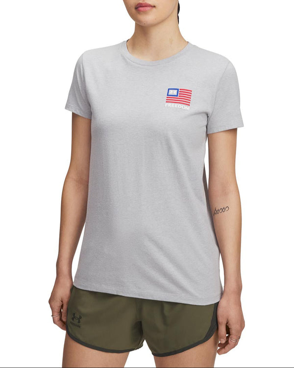 Under Armour Womens UA Freedom Left Chest Short Sleeve T-Shirt