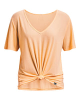 Under Armour Womens Project Rock Completer V-Neck Short Sleeve Top