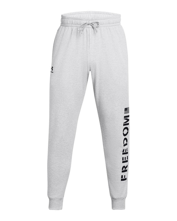 Under Armour Mens UA Rival Fleece Freedom Jogger Pants