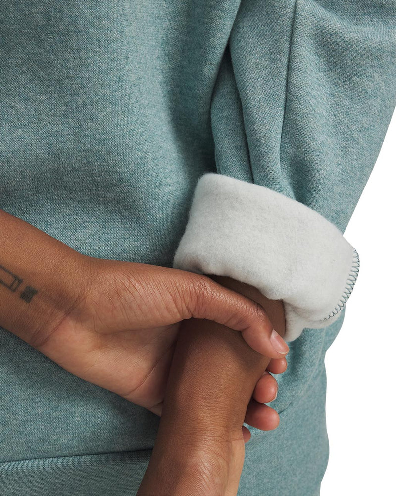 Under Armour Womens UA Icon Fleece Oversized Pullover Crewneck Sweatshirt