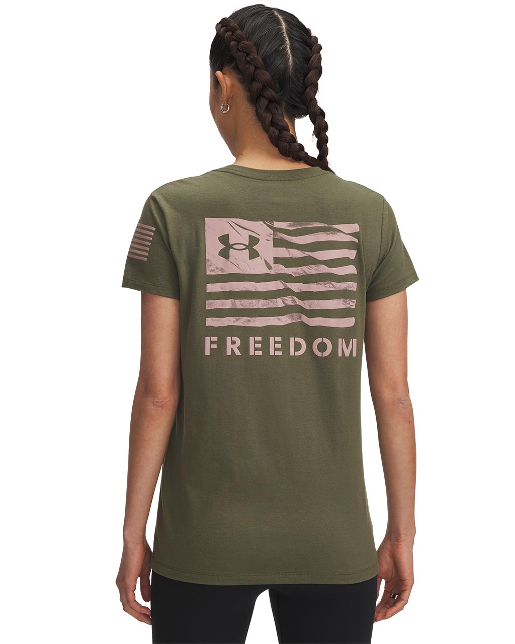 Under Armour Womens UA Freedom Banner Short Sleeve T-Shirt