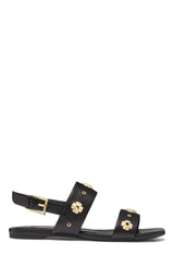 Kate Spade Womens Spade Flower Stud Flat Sandals