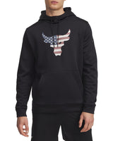 Under Armour Mens Project Rock Freedom Armour Fleece Pullover Hoodie