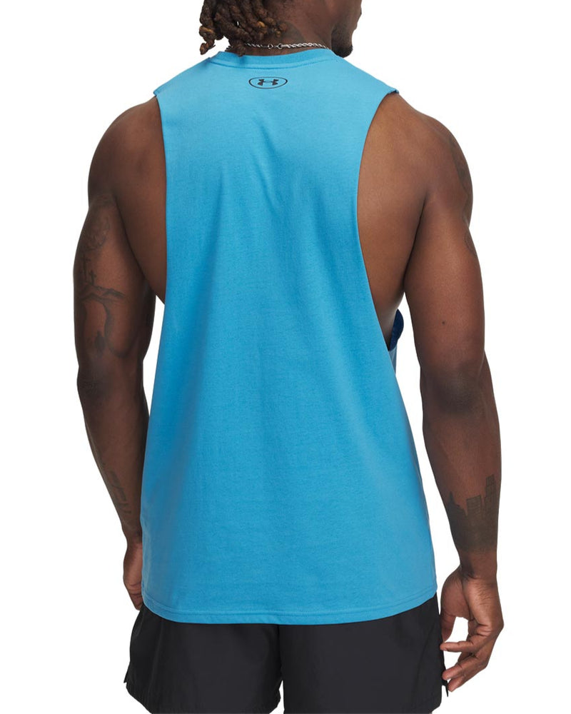 Under Armour Mens UA Left Chest Cut-Off Tank Top