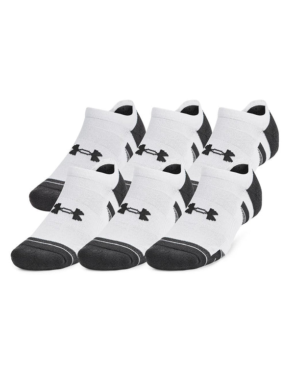 Under Armour Mens Performance Tech No Show Socks - 6 Pack