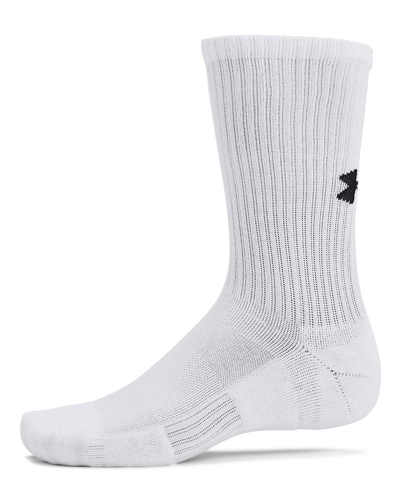 Under Armour Mens Training Cotton Crew Socks - 6 Pack