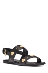 Kate Spade Womens Spade Flower Stud Flat Sandals