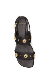 Kate Spade Womens Spade Flower Stud Flat Sandals