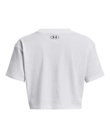 Under Armour Womens Collegiate Crest Cropped Short Sleeve T-Shirt
