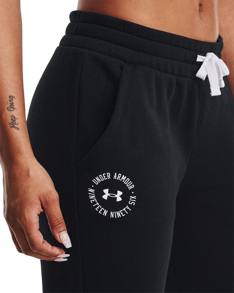 Under Armour Womens Rival Fleece Crest Joggers